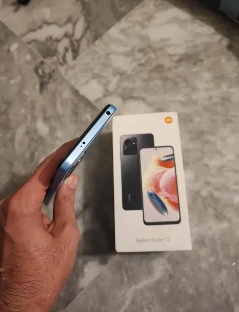 Redmi Note 12 6/128 with box charger PTA approved 6