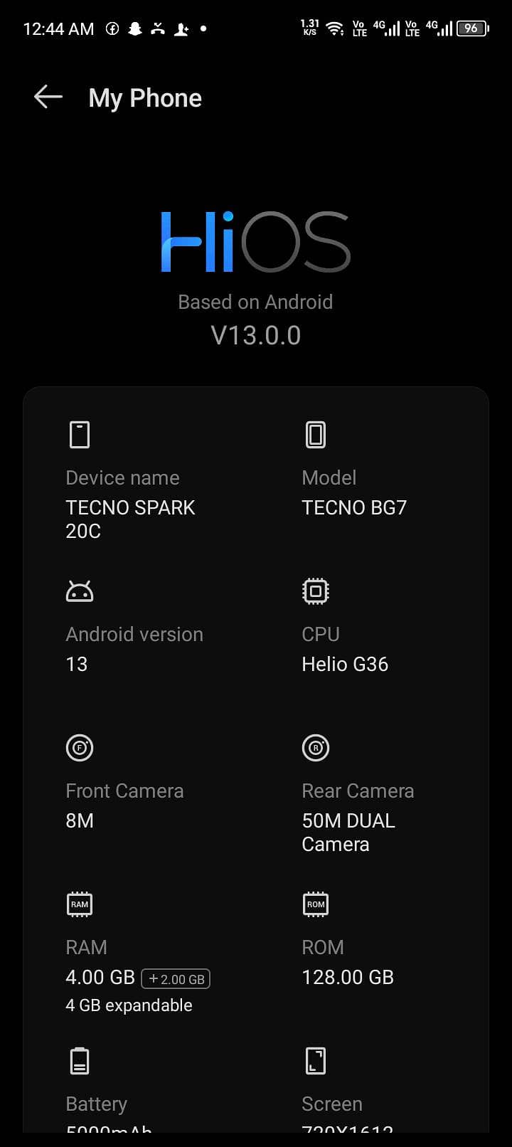 Tecno Spark 20C 2