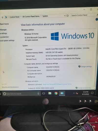 Lenovo desktop CPU good condition