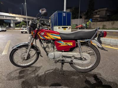 Honda CG 125 Red Color - Mint Condition - Low Mileage