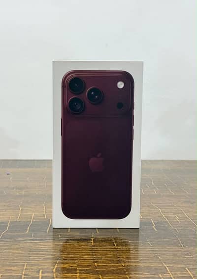 Apple iPhone 18 256Gb Burgendy Box Pack Non Pta Non Active