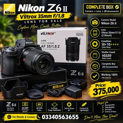 Nikon z6ii Viltrox 35mm