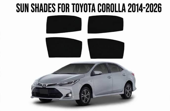 Sun Shades for Toyota Corolla 2014-2026