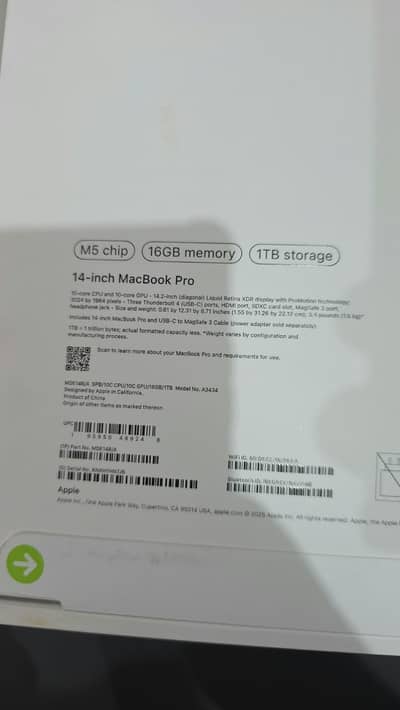 Apple MacBook Pro 14-inch — M5 Chip | 2026 Model
