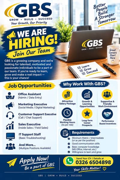 GBS Jobs Multan