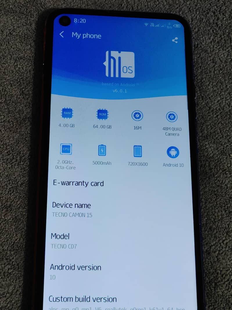 Tecno CAMON 15 3