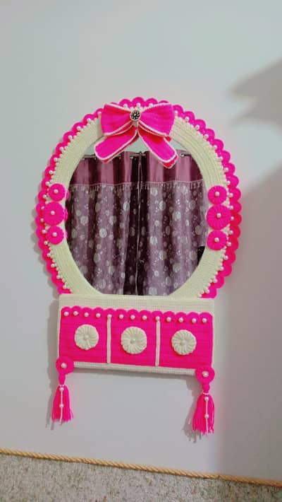 crochet mirror