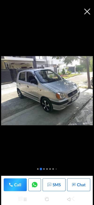 Santro 2005 in mint condition pakwheel rating 7. Better than cultus