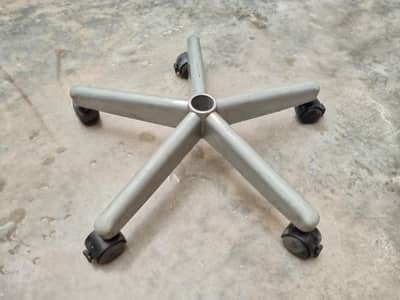 Office Chair base for sale One iron made and one plastic made ha .