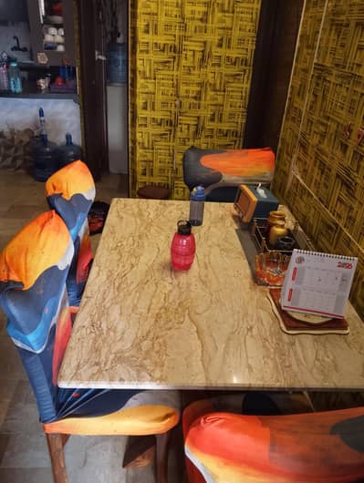 Marble with original shishim wooden