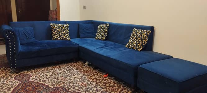 seven seater L shape sofa