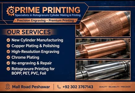 Prime Printing Rotogravure Cylinder Making and Printing
