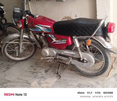 CG 125 Model 2023 (Registered 2026)