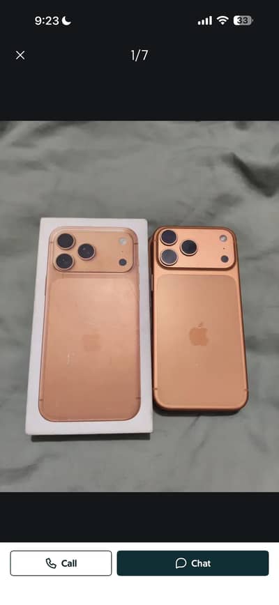 APPLE IPHONE 17 PRO MAX 256 GB COSMICORANGE 122CYCLECOUNT 100%HEALTH