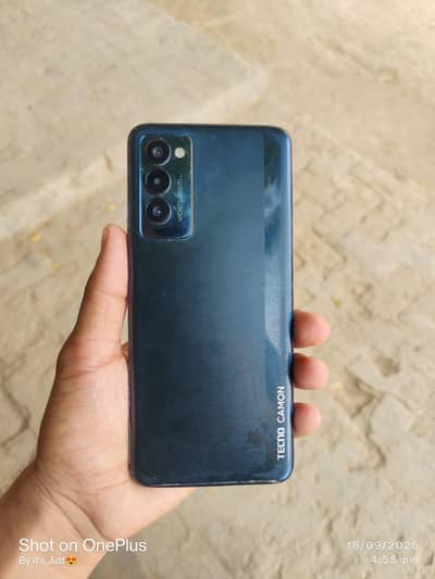 Tecno CAMON 18 Pro 8/128 Pta Approved With Box and charger