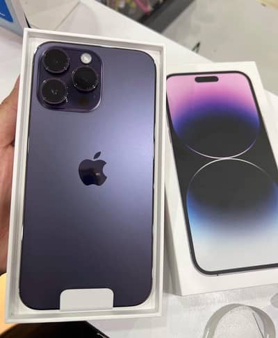Apple iPhones 14 pro max full box urgent sale connect OLX