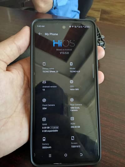 Tecno Spark 20