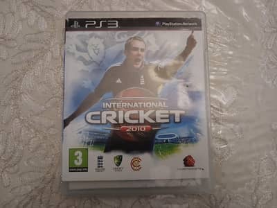 International Cricket 2010 cd/dvd for PS3