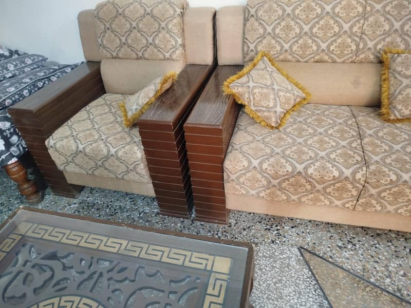 One Sofa Set With Table 2