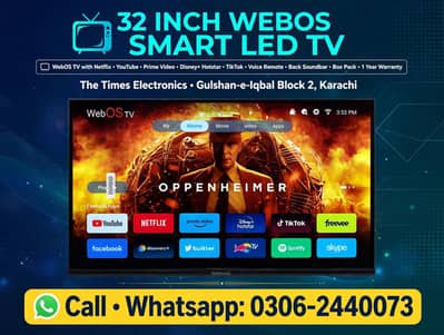 SAMSUNG (48") SMART LED TV FRAMELESS CHAT GPT  AI VOICE CONTROL