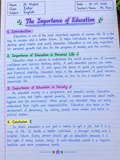 AIOU Assignments Writing | English, Urdu & Neat Presentation 