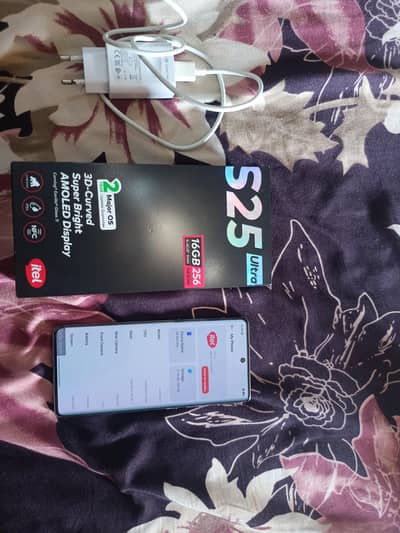 itel s25 ultra complete Saman mint condition