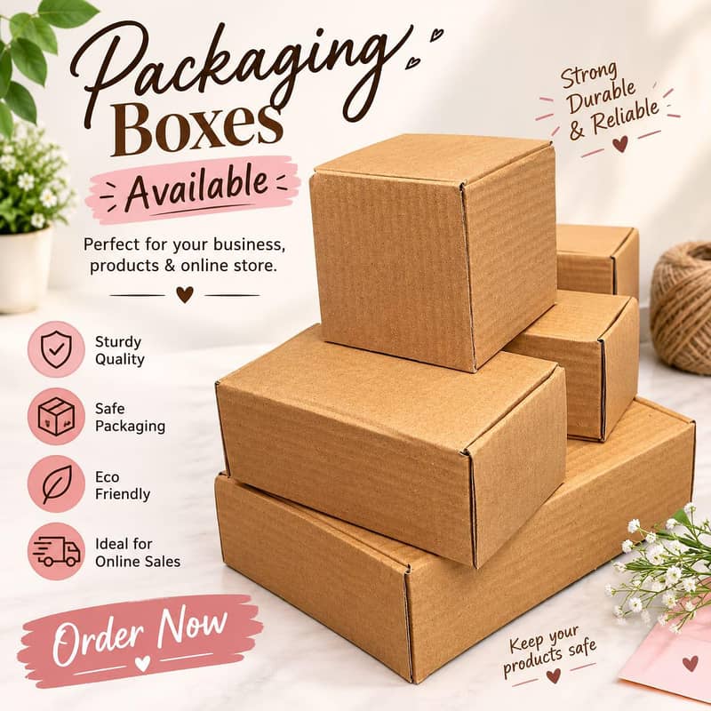 Packaging Boxes Available in different sizes 0