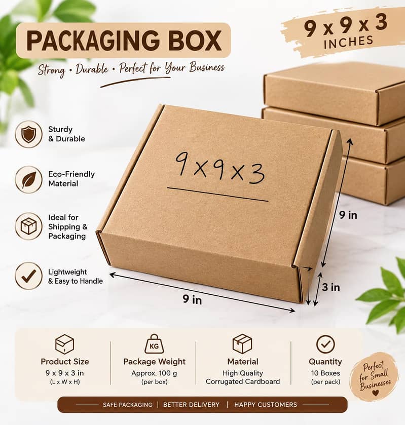 Packaging Boxes Available in different sizes 1