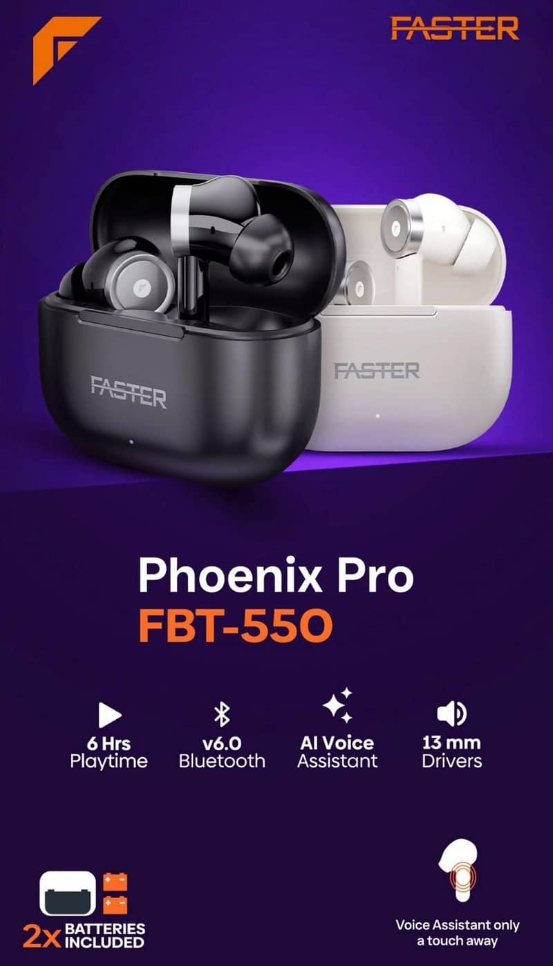 Faster Phonix Pro Earbuds 0