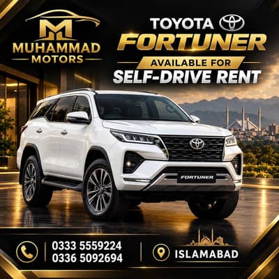 FORTUNER|KIA SPORTAGE|Honda civic FOR SELF DRIVE RENT A CAR|Rental