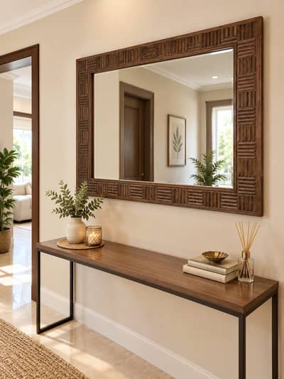 Premium Ashwood wall mirror