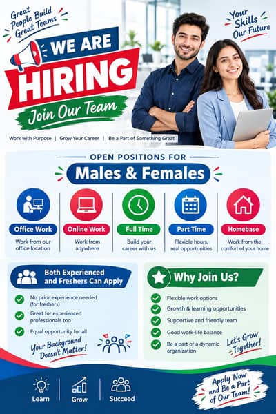 Apply for Office and Online nline work