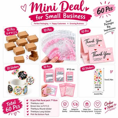 60 pcs Mini deal for small business