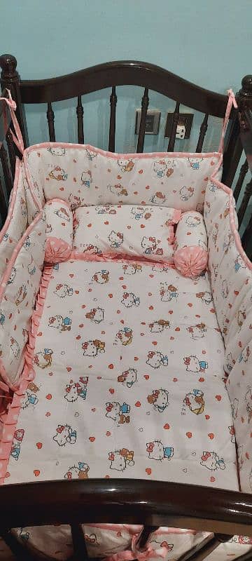 Premium Wooden Baby Crib
