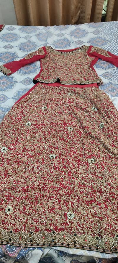 Heavy Embroidery Wedding & Walima Lehenga