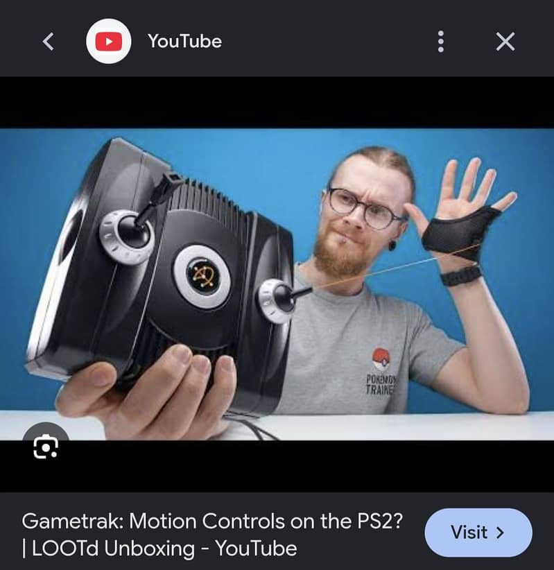 Gametrak motion control player 2