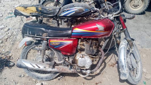 HONDA CG125 2012 RAHIMYAR KHAN GOLDEN NUMBER