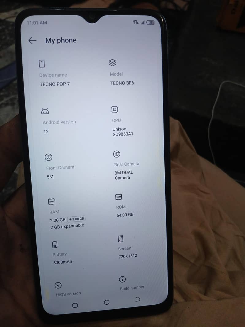 Tecno Pop 7 1