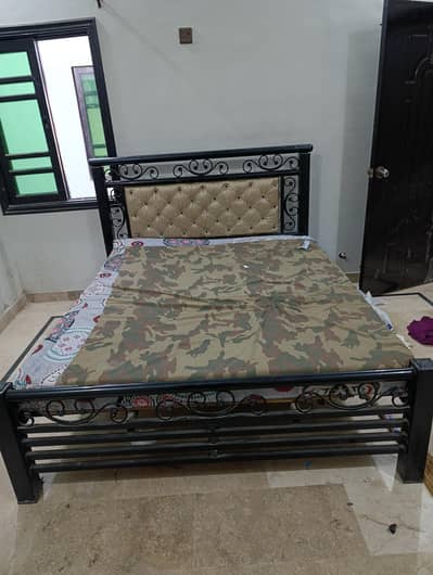 Iron bed with Mattress