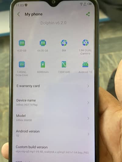 Infinix hot 9 Play PTA APPROVED