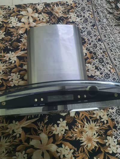 touch panel kitchen hood chimney  good condition