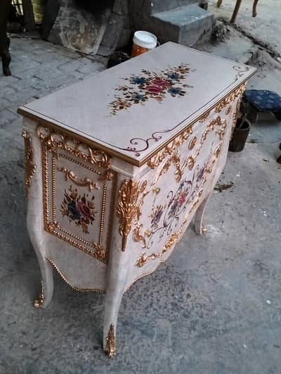 Brand New Luxury Console Table Marble Top with Golden Frame - Modern