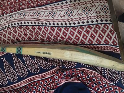 English willow cricket bat