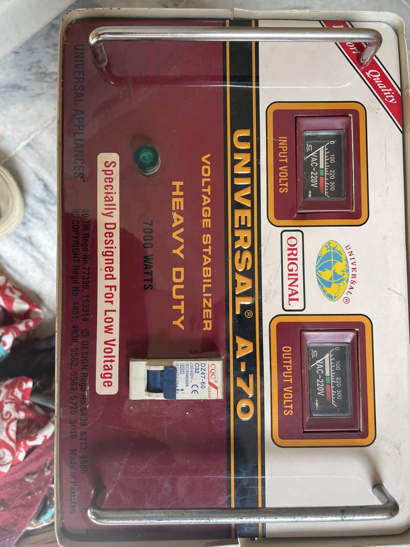 UNIVERSAL STABILISER 7000 watt 0
