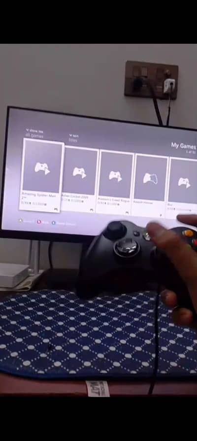Xbox 360 250 GB hard rate wireless controller 22 game install