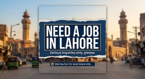 NEED A JOB [IF ANY]