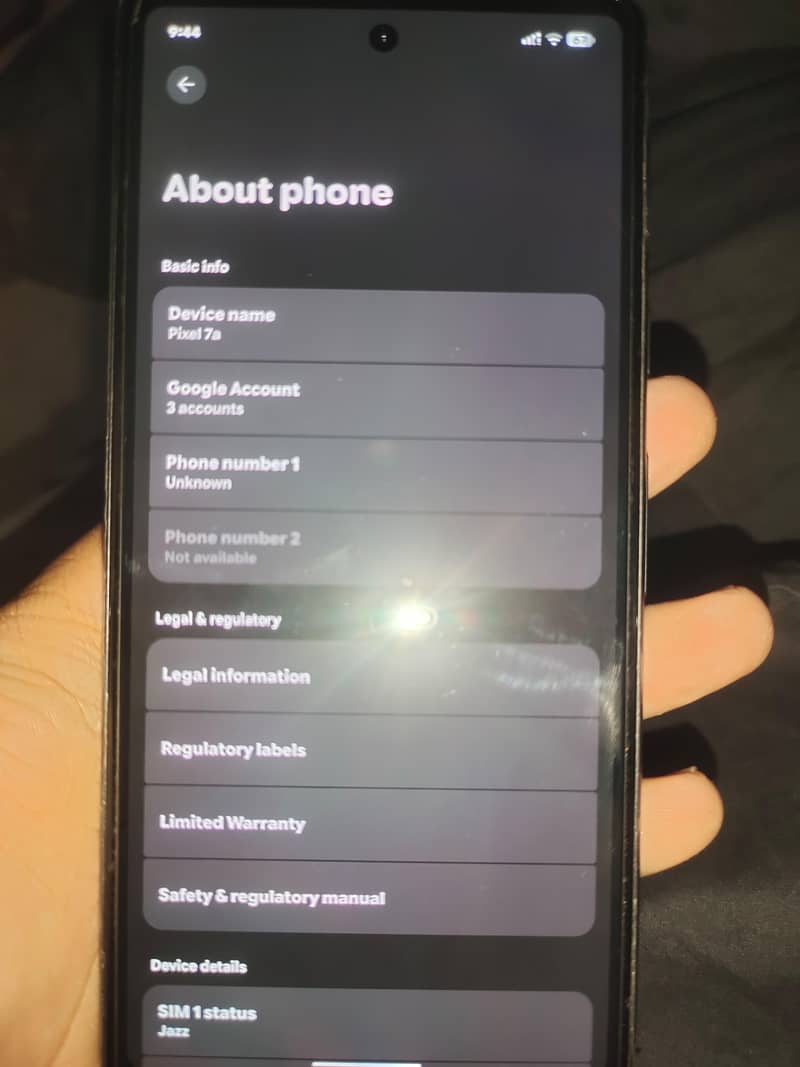 Google Pixel 7a 7