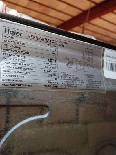 Haier HRF-276IP 246L Refrigerator – Clean & Excellent Condition