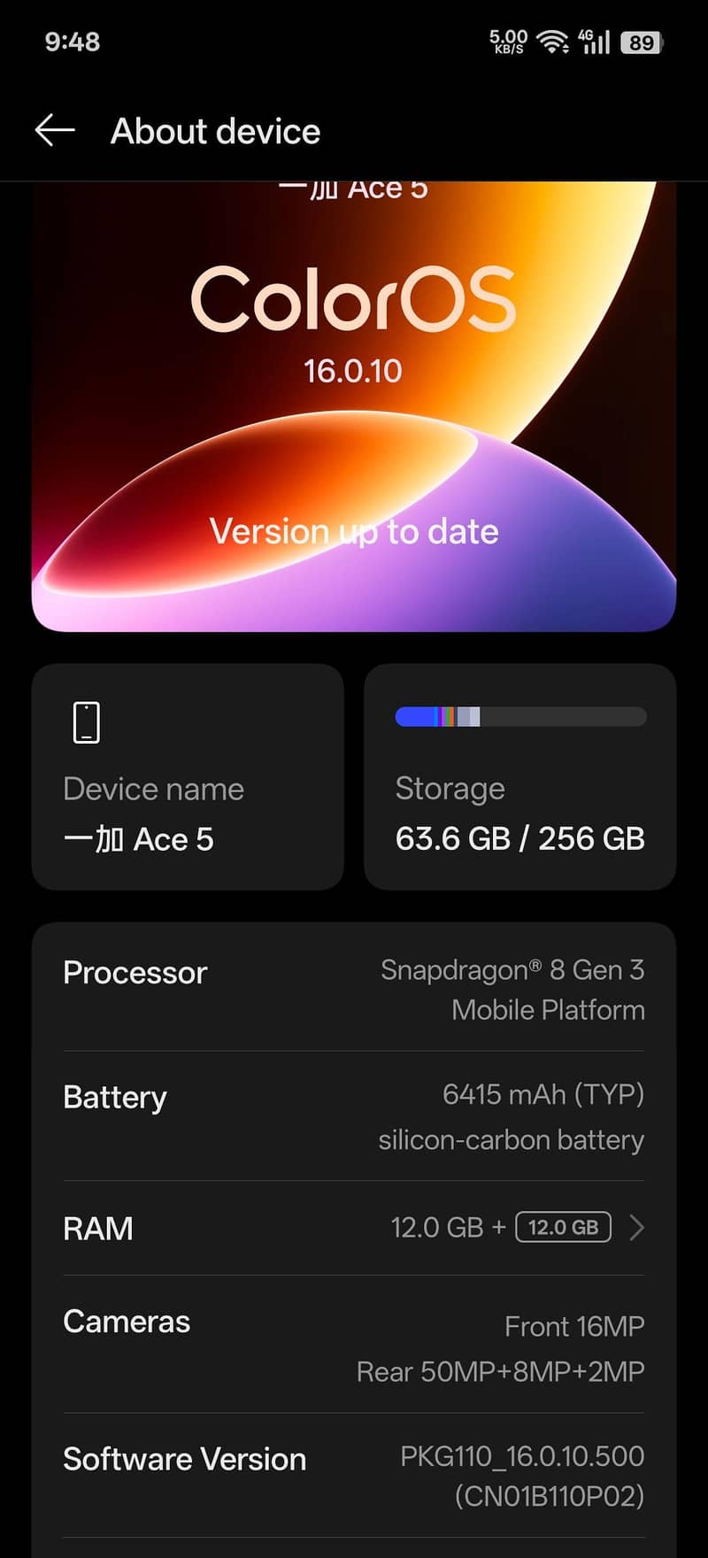 One Plus Ace 5 0