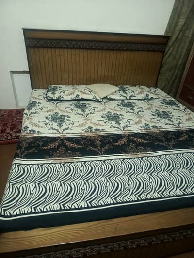 Double Bed With Maters Good condition